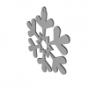 Fiocco di neve modello 3D N1