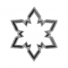 Cookie Cutter Snowflake 3D Model