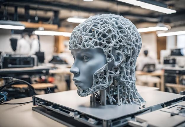 AI merged with 3d printing image wittystore 
